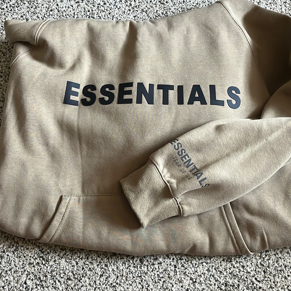 Essentials Fear of God Hood “Olive”